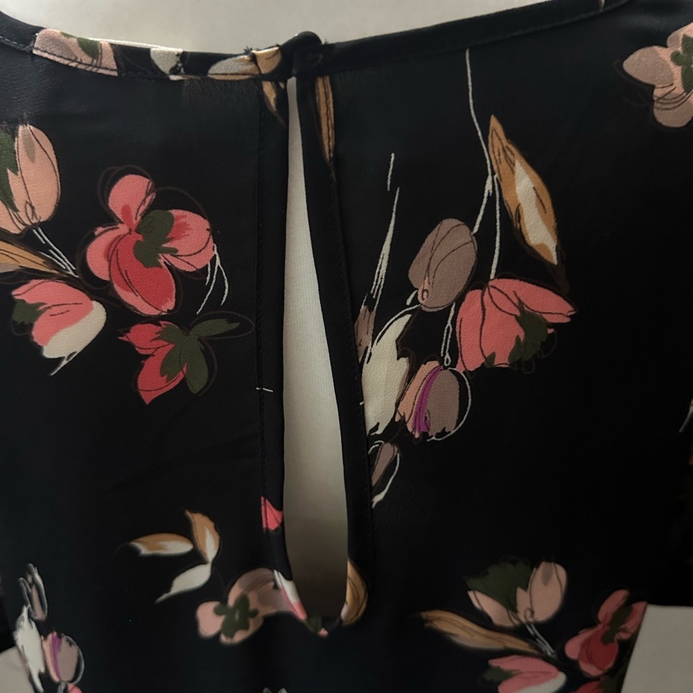Sienna Sky  Floral Black Women's Top - Picture 3 of 6